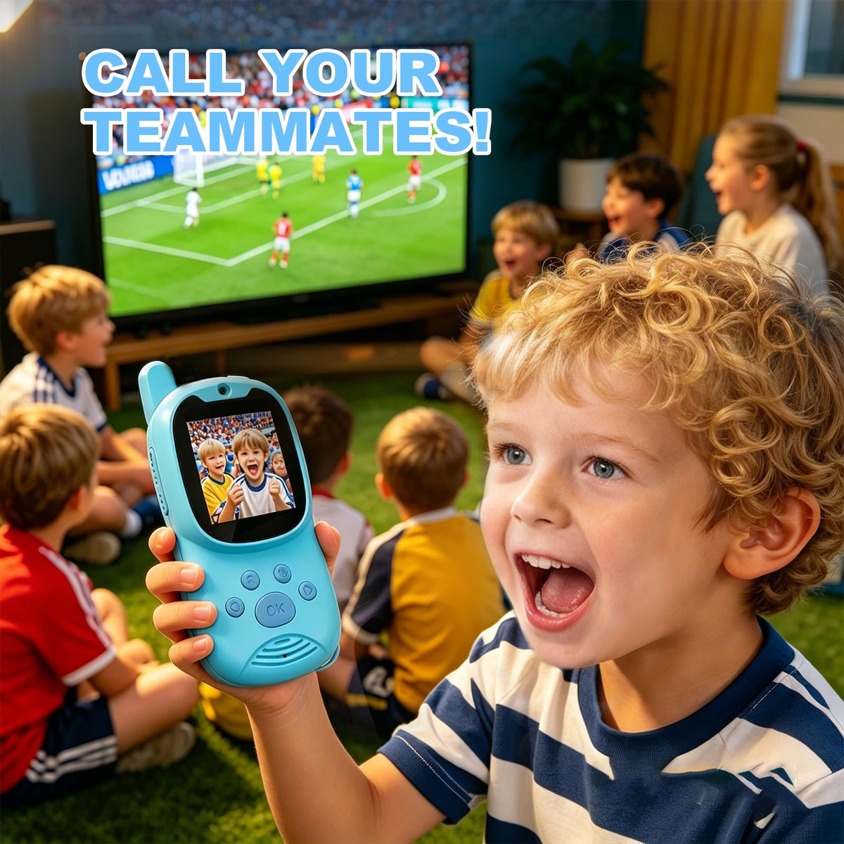 Photo storage and quick sharing on XINSENMAO kid walkie talkies