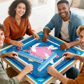 XINTONG Mahjong Mat multi-use surface great for board games