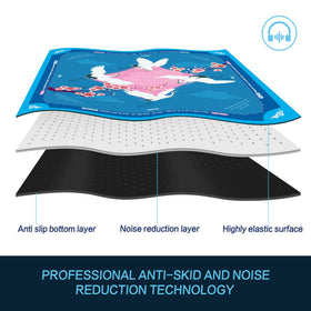 XINTONG Mahjong Mat noise-reduction surface dampens tile clacks