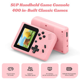 xiskt mini retro handheld side view highlights compact design for travel