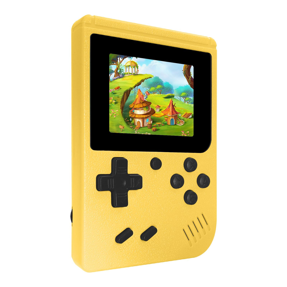 Xiskt retro handheld console front view for portable gaming on the go.