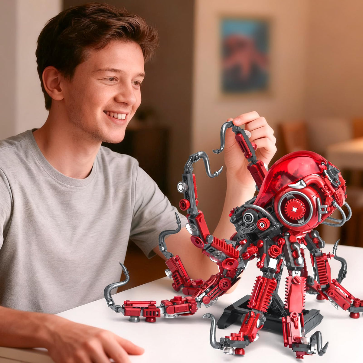 XITALAXU gift octopus set for ocean lovers sparks creativity and tabletop wonder