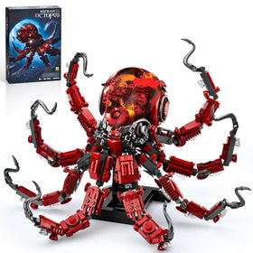 XITALAXU mechanical octopus building set with 882-piece detail for immersive assembly