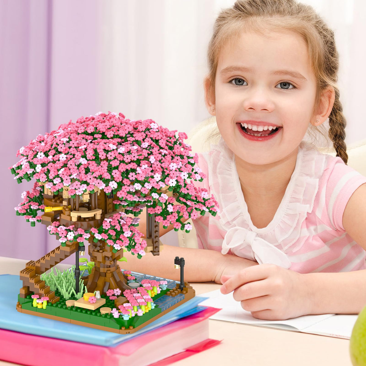 XIU treehouse huts cherry blossom dreamscape sparks creative play
