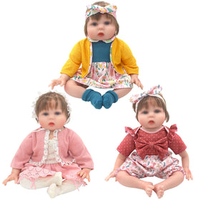 XIVEENS 20-inch doll coat set shows quick layering and secure closure