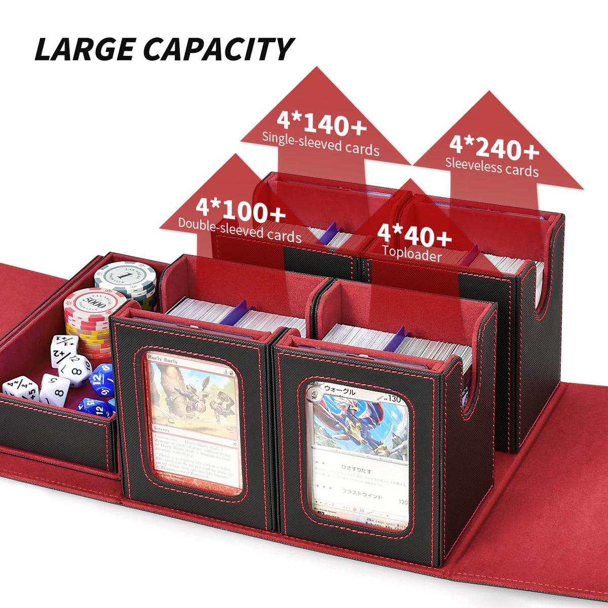 XiYeM deck box display windows previewing inner decks