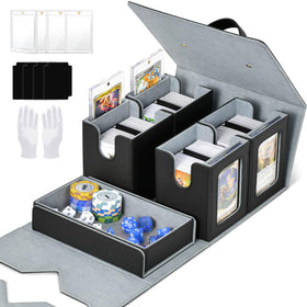 XiYeM Commander Deck Box with magnetic holders protects prized cards on the go