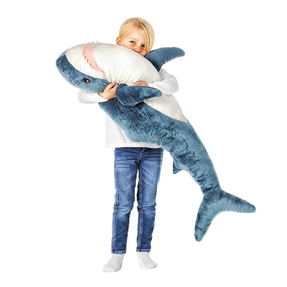 XIYUAN giant shark plush toy, ideal for bedtime cuddles and decorations.