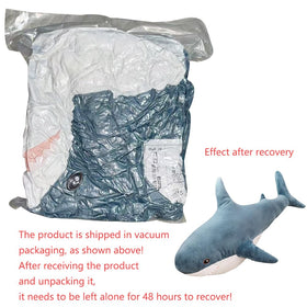 XIYUAN CPSIA-certified shark plush, safe, easy to clean.