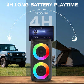 Xjahwr Portable design makes it easy to take to parties and trips.