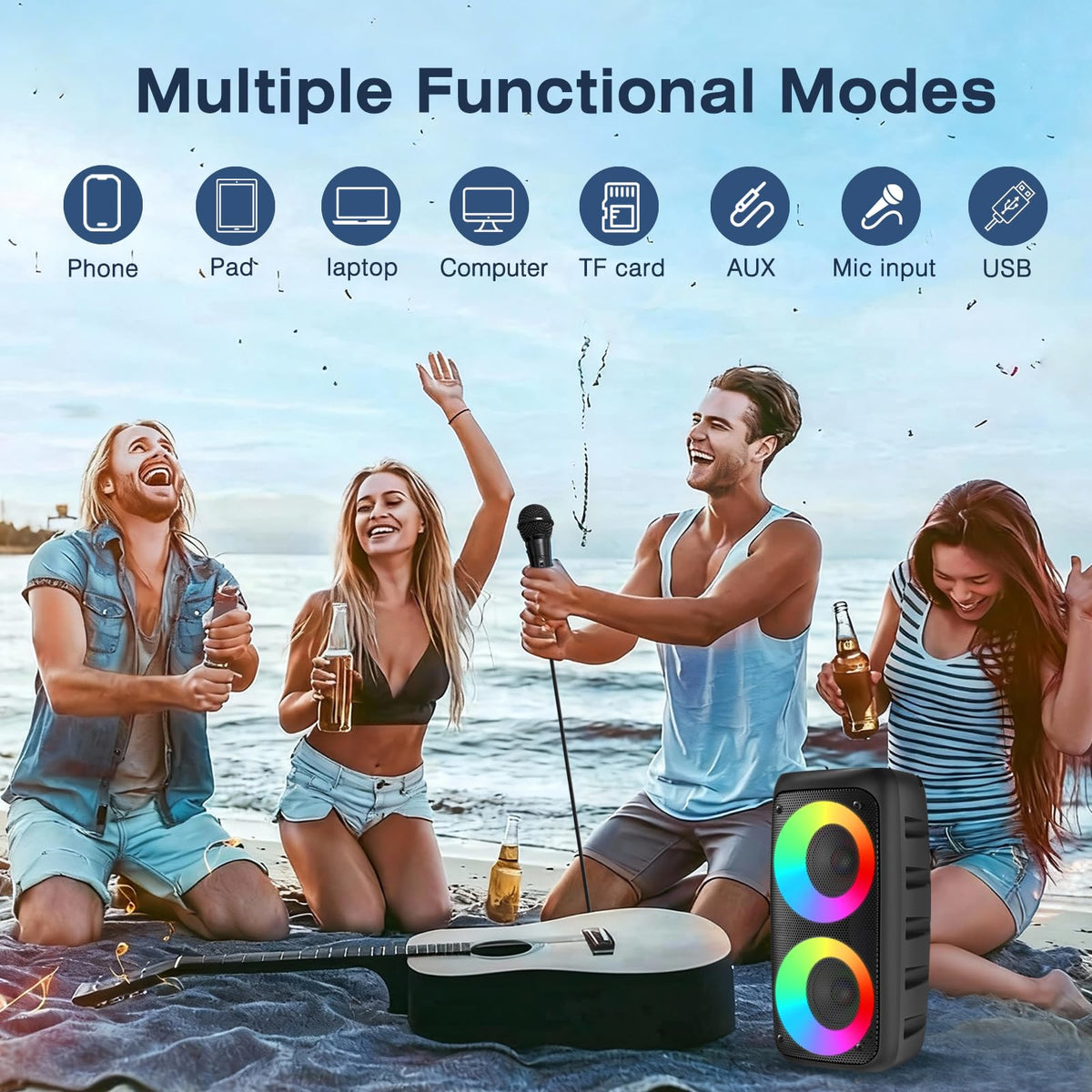 Xjahwr TWS stereo setup for larger spaces and outdoor gatherings.