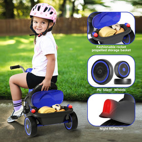 XJD Toddler Tricycle folded demonstrates compact storage for small spaces