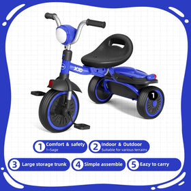 XJD Toddler Tricycle gift-ready packaging enhances perfect birthday or holiday surprise