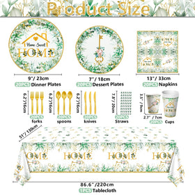 XJLANTTE 9 inch dinner plates add sturdy dining for guests