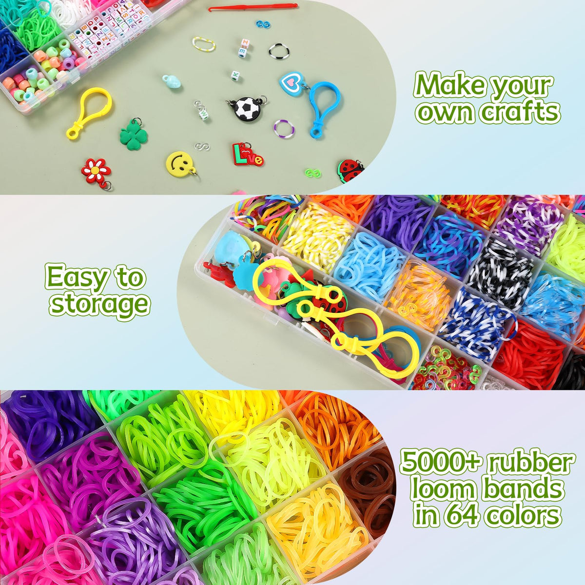 XKDOUS kid-friendly craft set supports imaginative play.