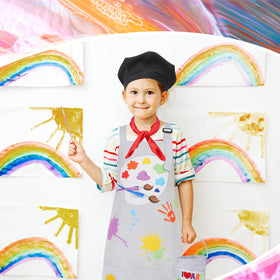 XLSXEXCL artist costume set, versatile for parties and school events