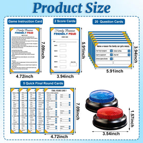 Xminc electronic answer buzzers enable quick, competitive signaling.