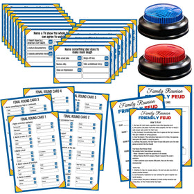Xminc Family Feud game with two buzzers, ideal for lively family game nights.