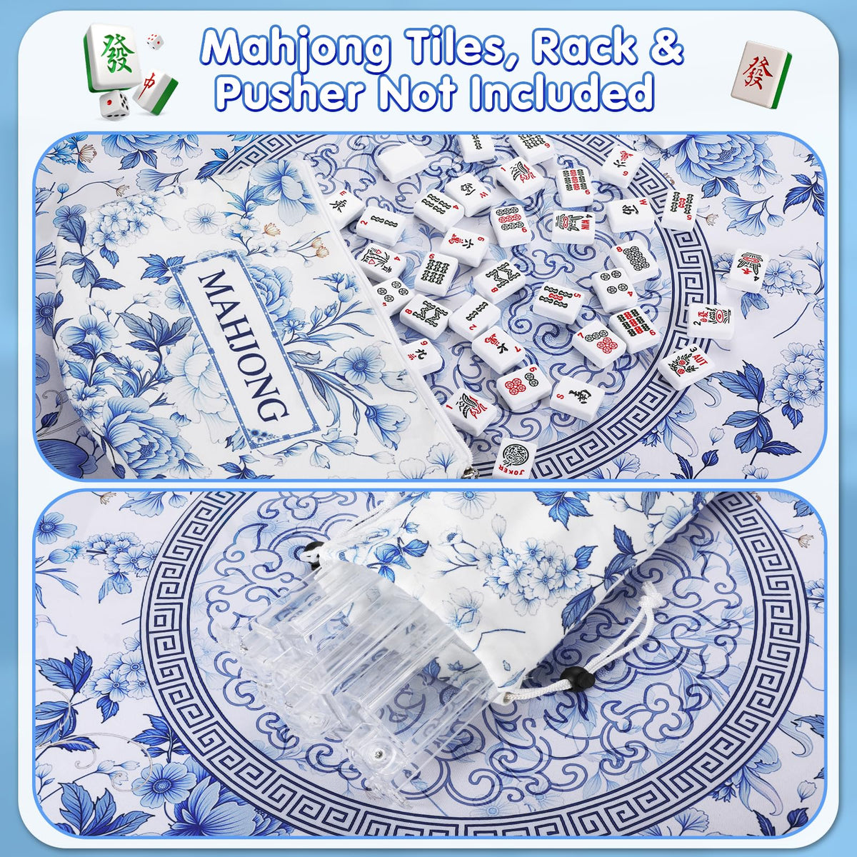 Xmoiqer machine-washable design keeps bags clean.