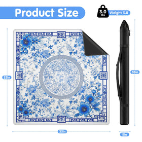 Xmoiqer Mahjong Mat includes portable carry bag for travel