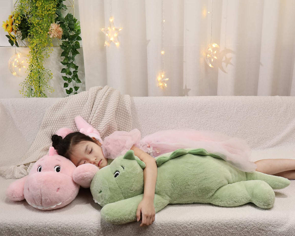 XMV dinosaur weighted plush gift ready display for dinosaur lovers.