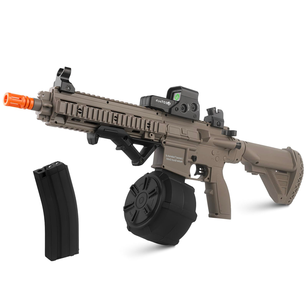XnseelGQ Gel Toy with 90ft range and drum mag for extended outdoor play