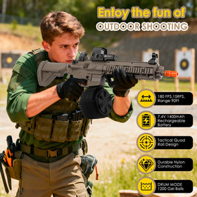 XnseelGQ Gel Toy quad rail design supports accessories