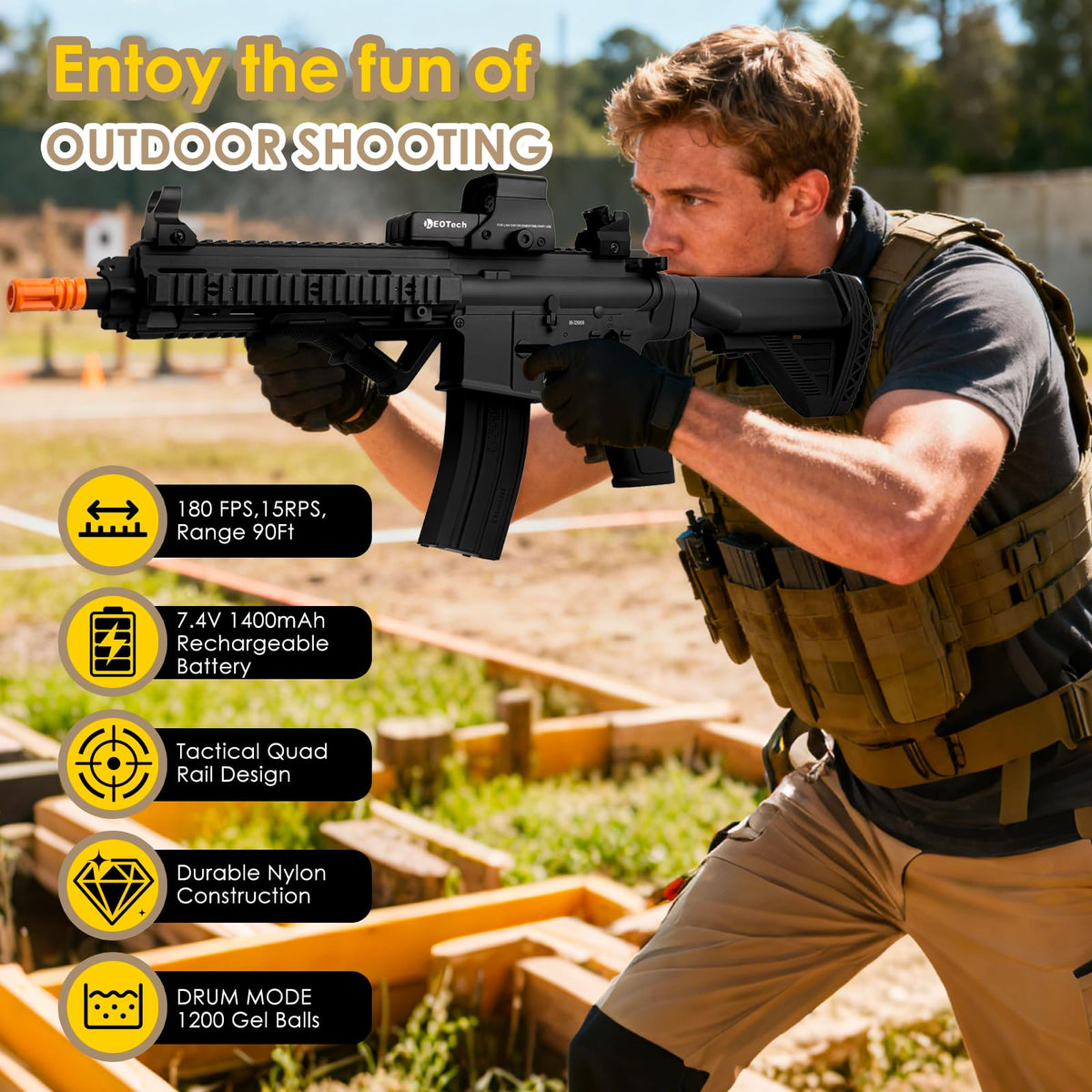 XnseelGQ Protective goggles provide eye protection during gel battles
