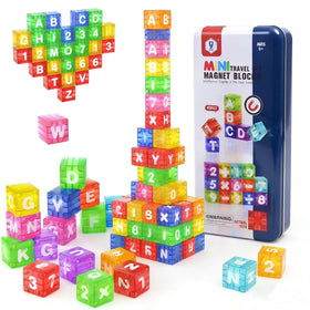 XNYV magnetic blocks stored in a sturdy box, ready for travel learning.