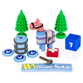 Xoibakoe video game cake toppers alpacas decorate a themed birthday cake