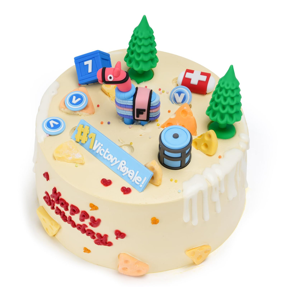 Xoibakoe video game cake toppers cheers add playful gamer vibe to dessert