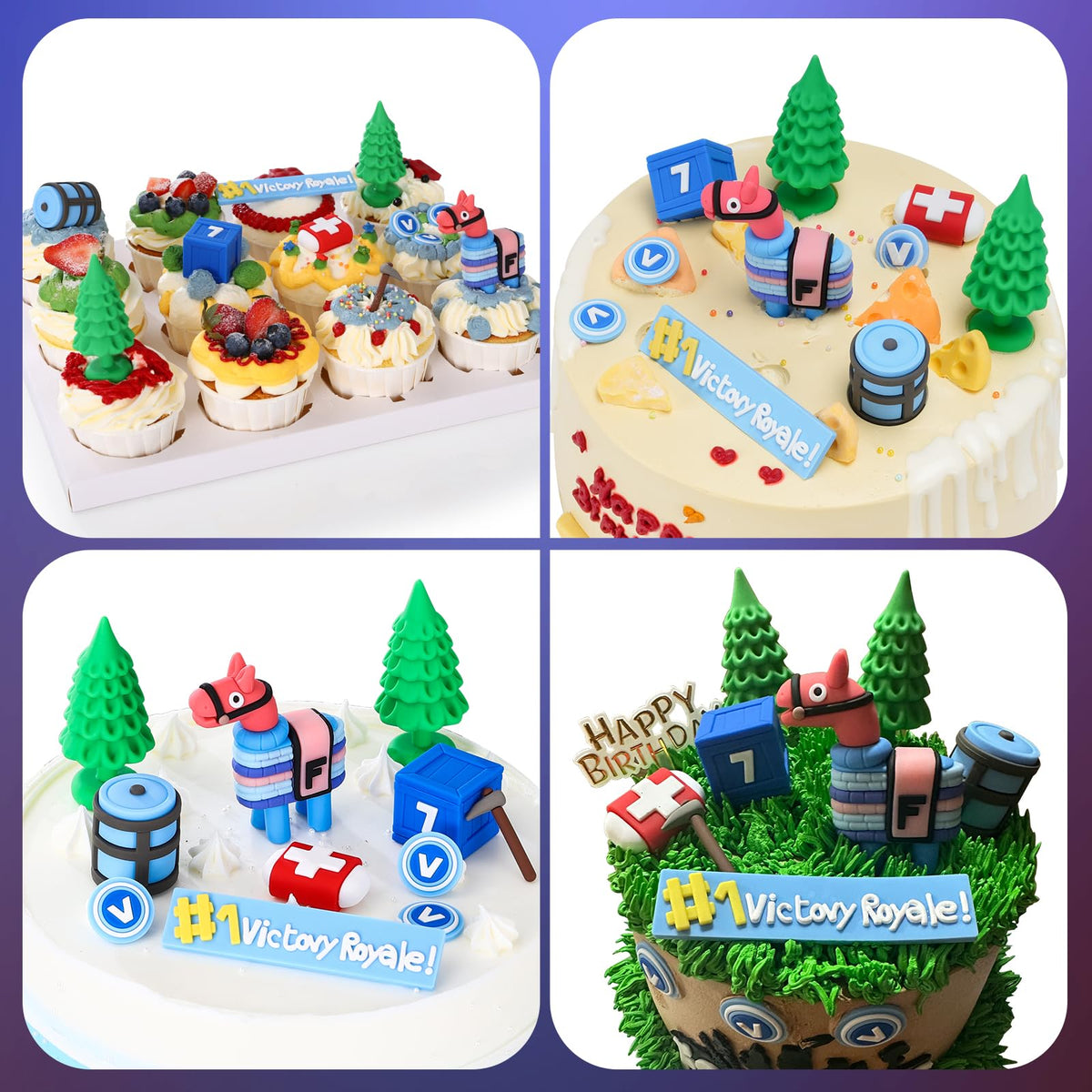 Xoibakoe video game cake toppers rescue kits add adventurous accent to cake