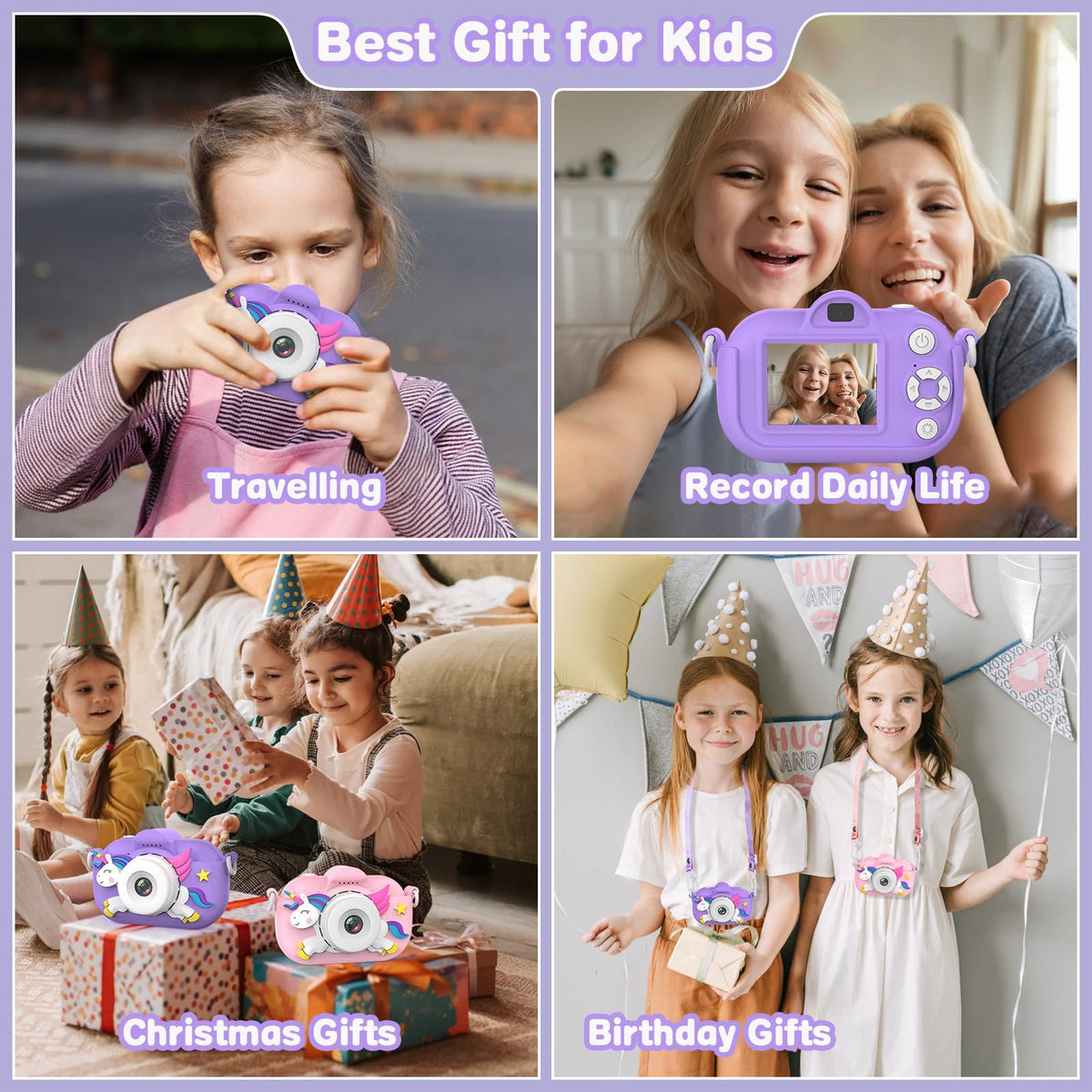 Xoieod Kids Camera includes 32GB TF card for ample storage