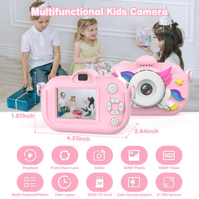 Xoieod Kids Camera with selfie mode for creative self-portraits