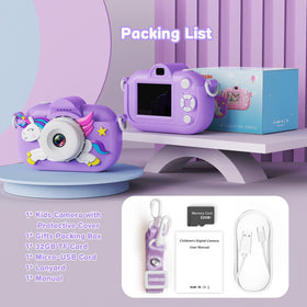 Xoieod Kids Camera shockproof cover and lanyard for outdoor safety
