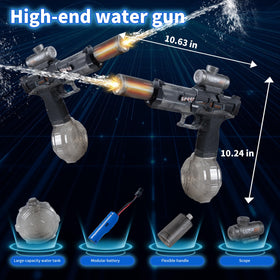 Xouyhzy pool and beach summer fun with LED-equipped water guns