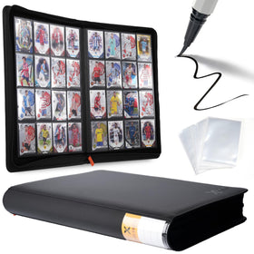 Xoxxcous 16-pocket binder cover with zipper protection for dust and spills.