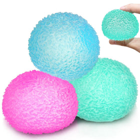 XPQKDC big soft sensory stress ball blue texture for calming pressure relief.