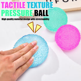 XPQKDC memory-gel fidget-ball closeup shows textured surface for tactile engagement.