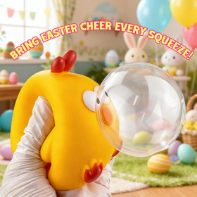 XPQKDC Easter themed box packaging highlights soft, durable fidget toys.