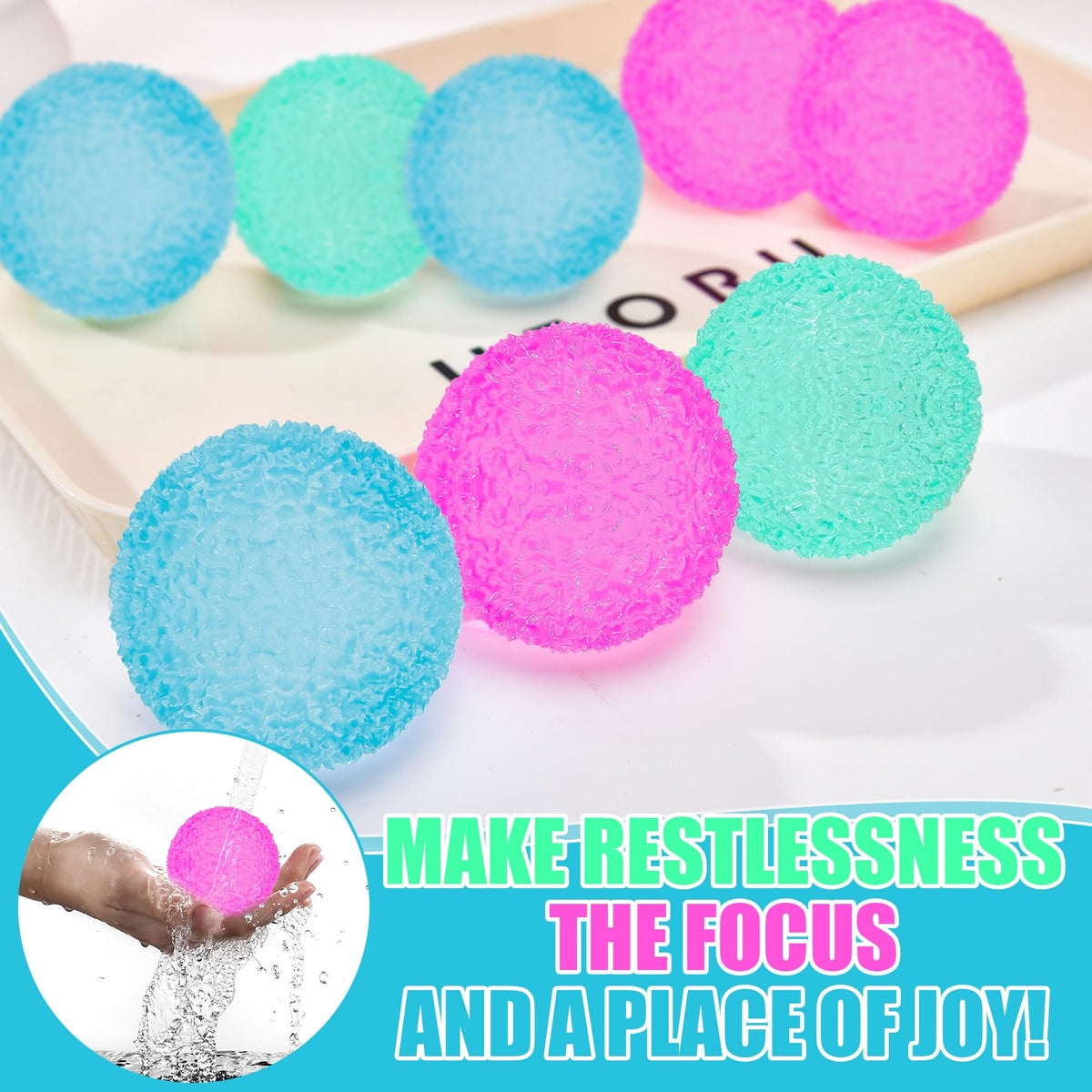 XPQKDC stress-ball party favors gift-ready for kids and adults.