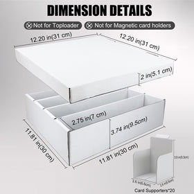 XRACV 4-row box side view highlights compact footprint ideal for shelf organization.