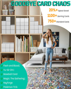 XRACV write-on dividers for easy labeling and sorting of cards.