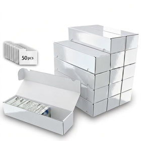XRACV planet-friendly laminated card storage box protects cards in transit.