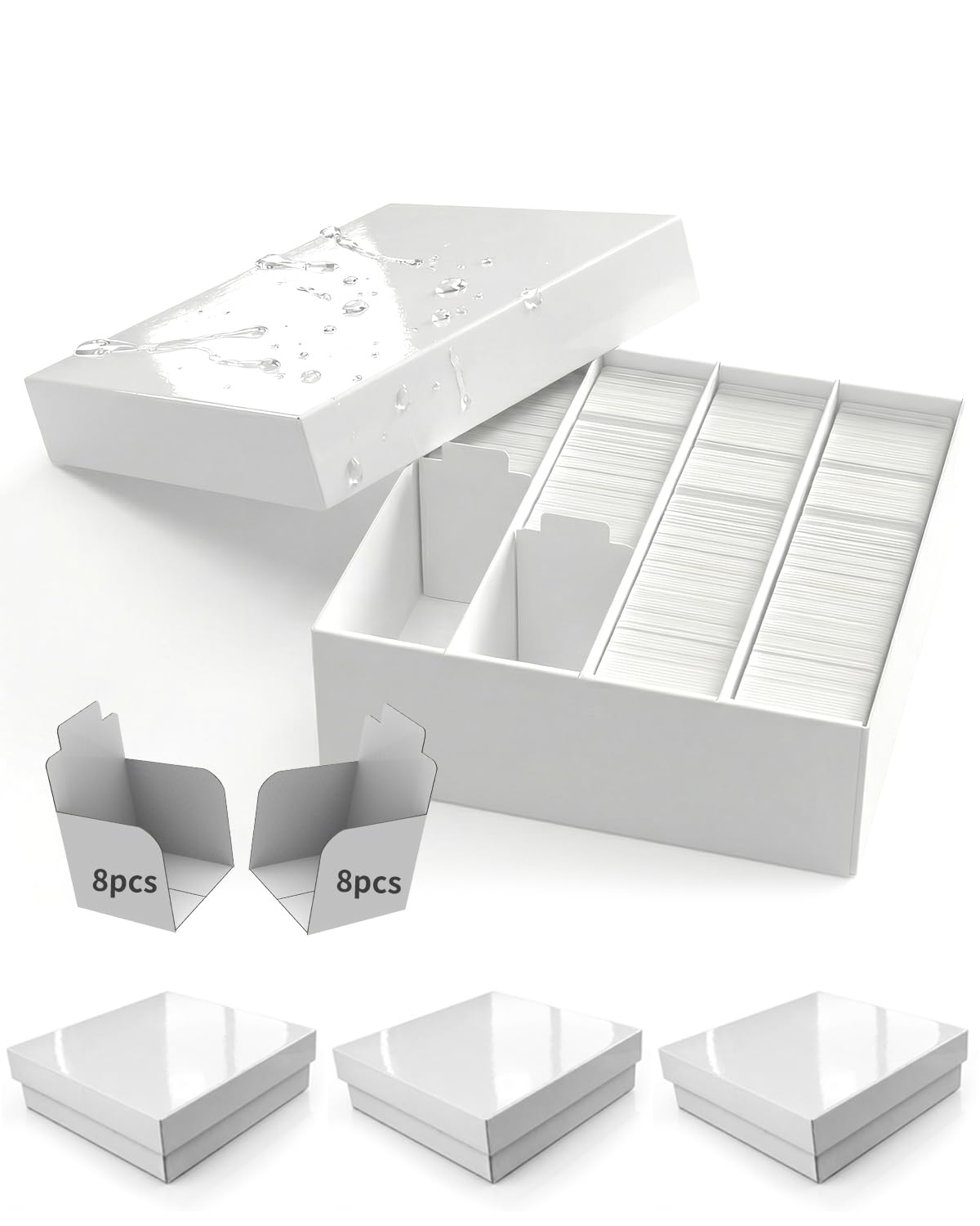 XRACV standard card storage box assembly guide showing quick setup