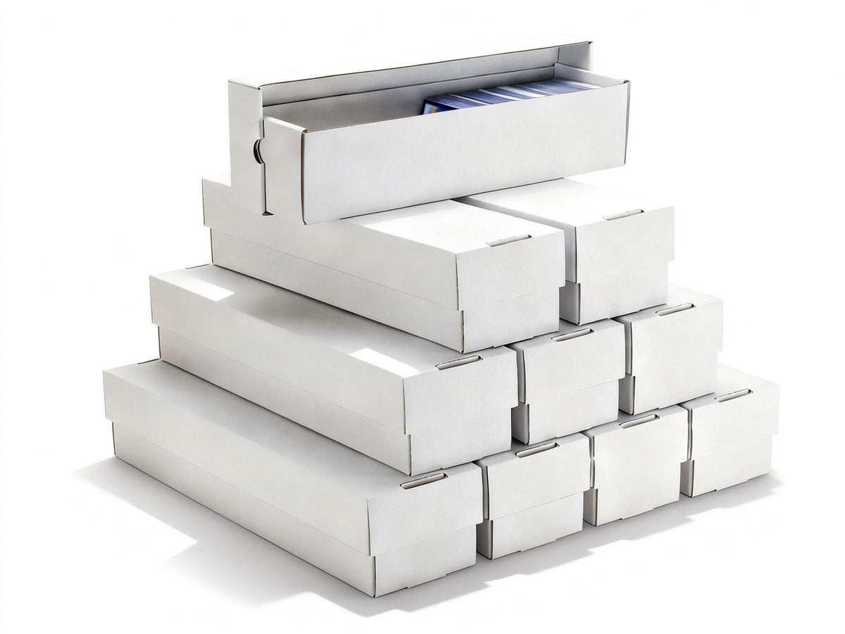 XRACV trading card storage box 10-pack for organized sorting