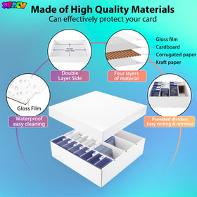 XRACV waterproof and durable box protecting cards during transport