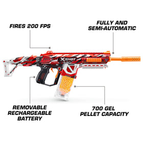 XSHOT Hyper Gel HPG-700 barrel detail highlighting quick-fire performance