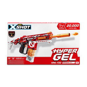 XSHOT Hyper Gel HPG-700 magazine showing 700-pellet capacity for extended play