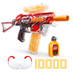XSHOT Hyper Gel Trace Fire blaster in action at 170 fps